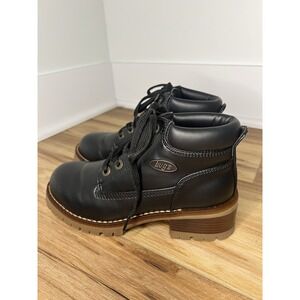 Women's Size 6 Lugz Moto Combat Ankle Boots‎ Flexastride Memory Foam
